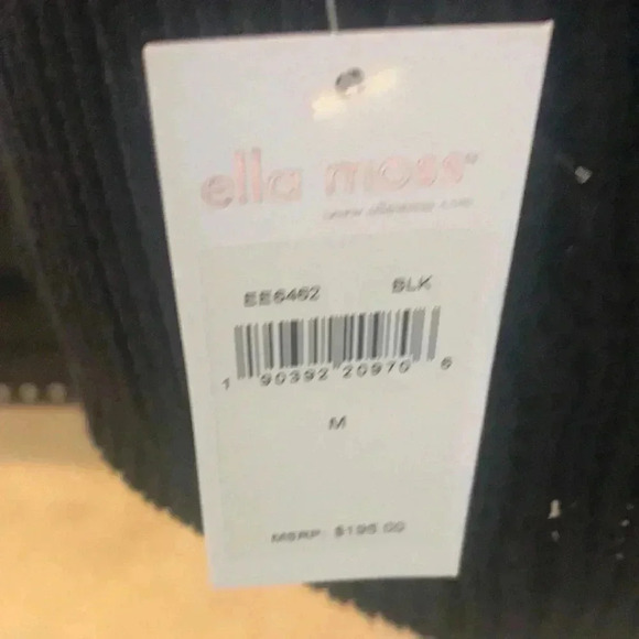 NWT Ella Moss Crotchet Top with Front and Side Cut Outs-Size M - Picture 5 of 6